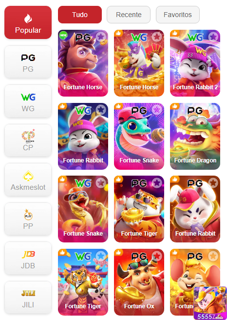 Experiência de Jogos 5555z.com