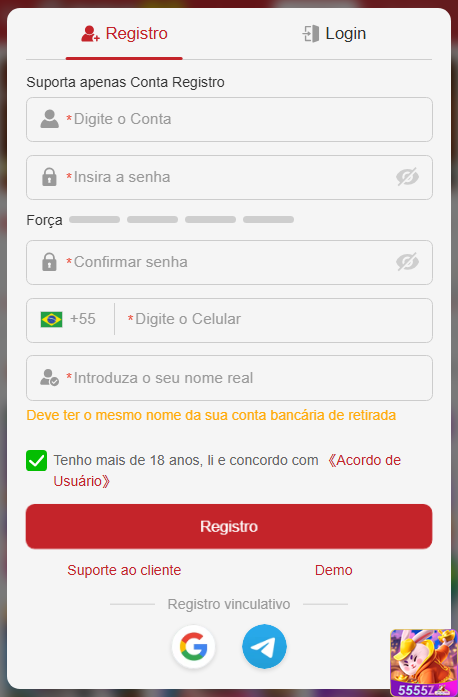 Experiência de Jogos 5555z.com